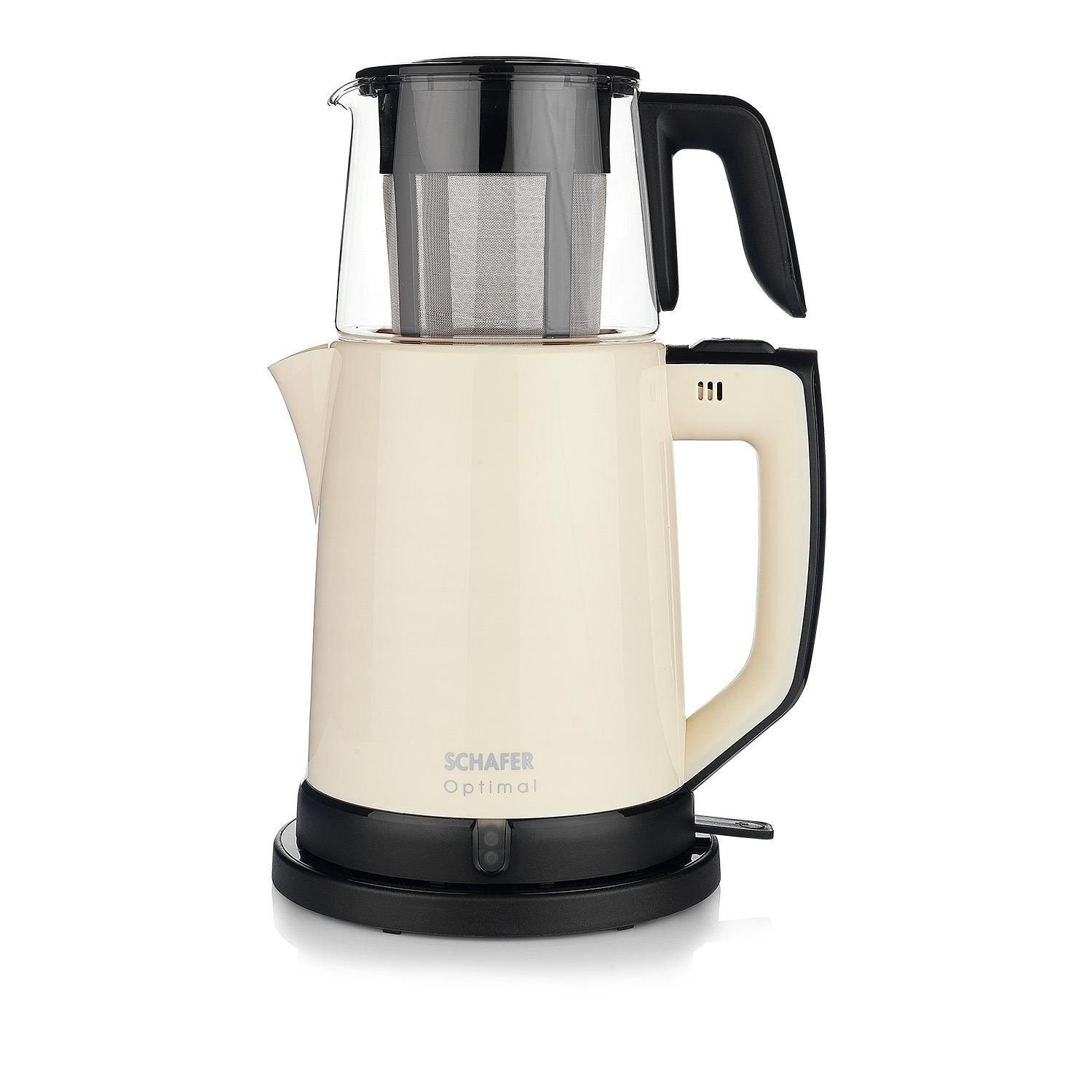 Schafer Optimal PLS Electric Tea Maker, Cream