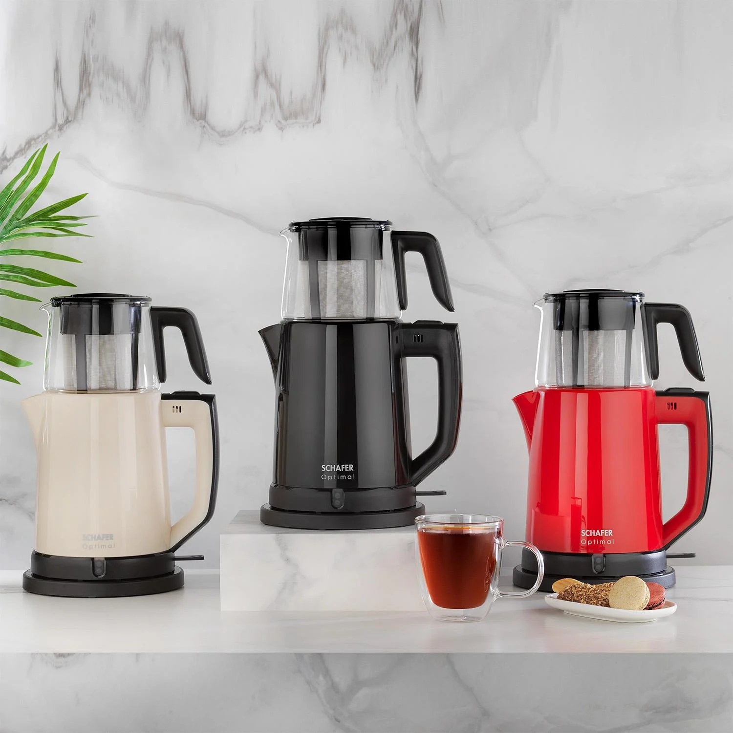 Schafer Optimal PLS Black Electric Tea Maker