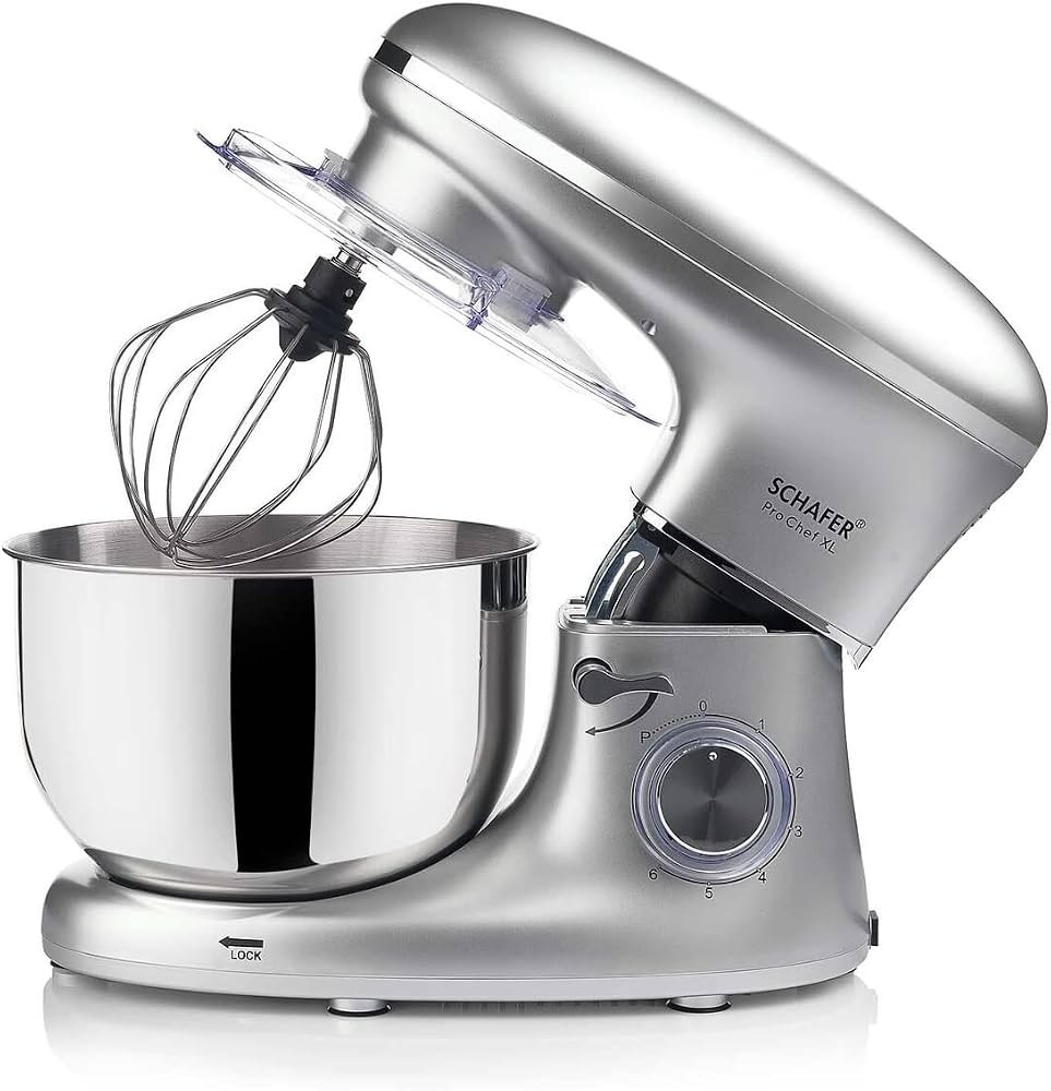 Schafer Prochef XL Stand Mikser 5 L 6 Parça Gümüş