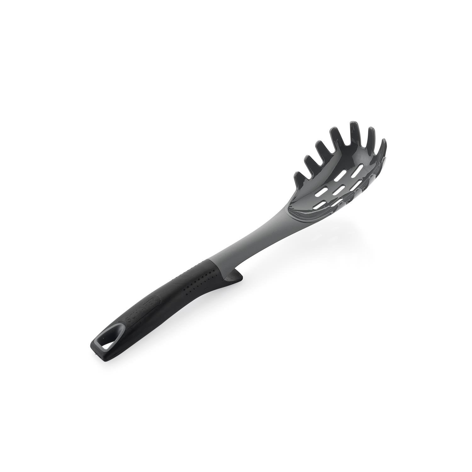 Schafer Helfer Silikon Makarna Kaşığı Gri/Siyah