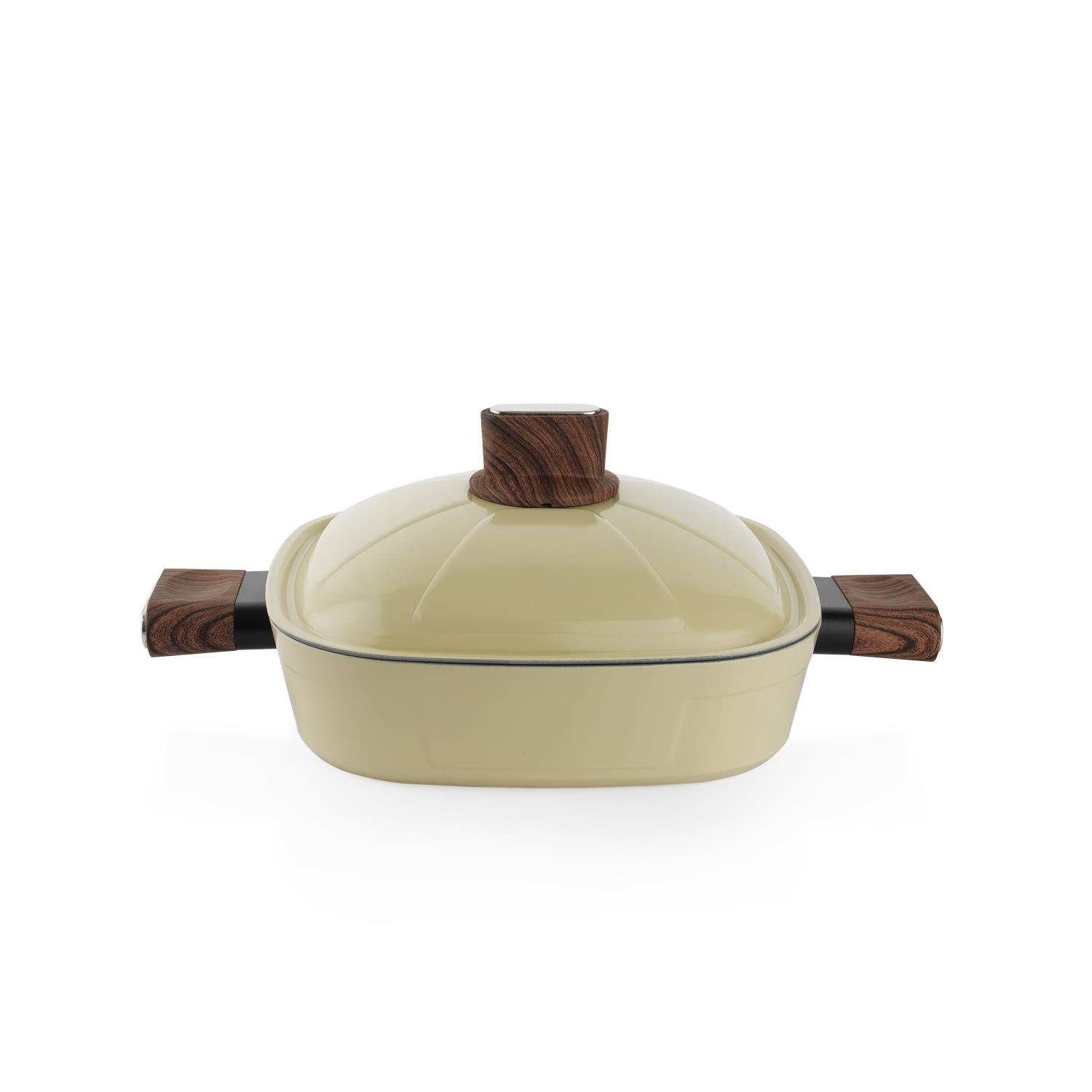 Schafer Challenger 7-Piece Cream Ceramic Cookware Set
