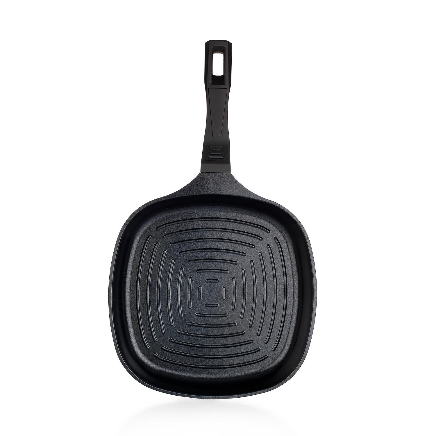 Schafer Felsen Kare 7-Piece Black Ceramic Cookware Set