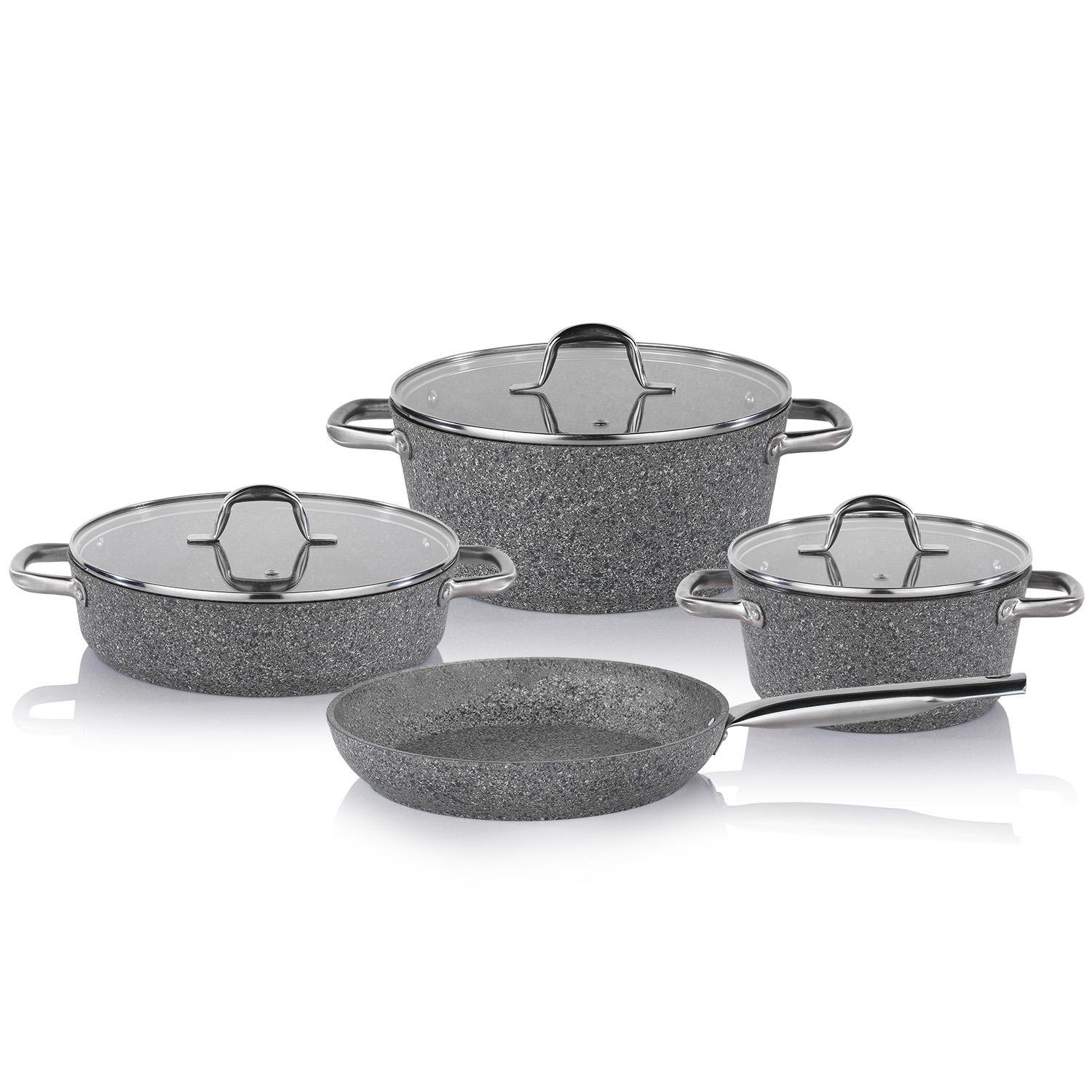Schafer Millard 7-Piece Grey Cookware Set
