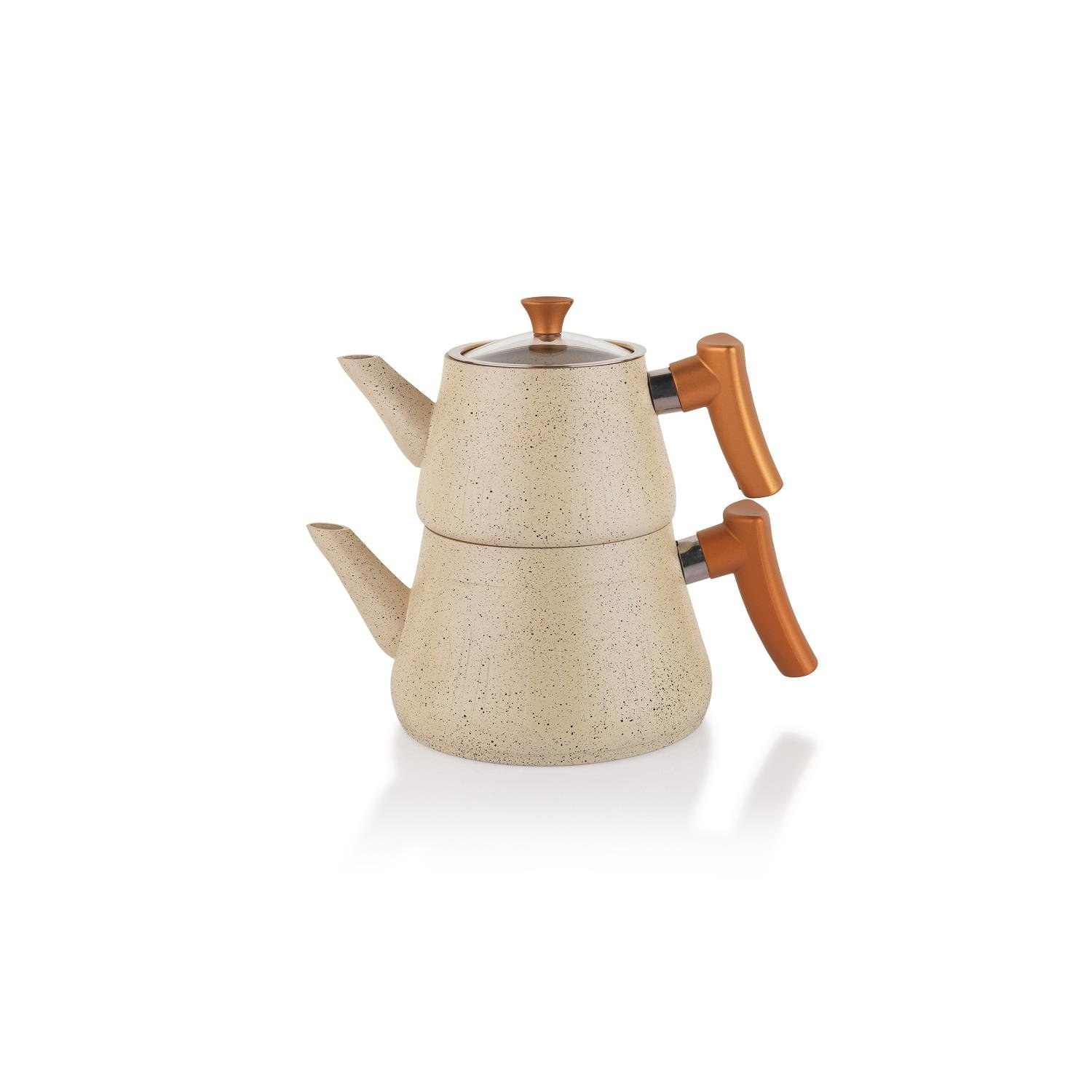 Schafer Solea Y.Y. 3-Piece Cream Teapot Set