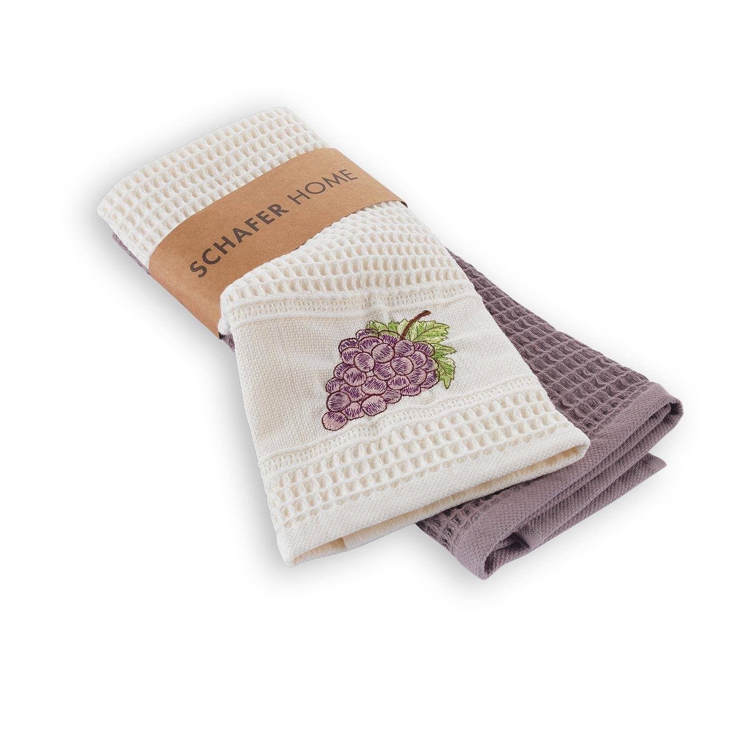 Schafer Grape, набор из 2 кухонных полотенец 45x65 см