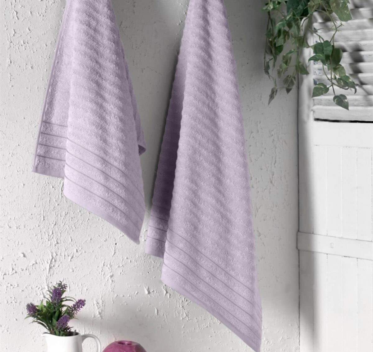 Schafer Poise Towel Set, 2 Pieces, Lilac
