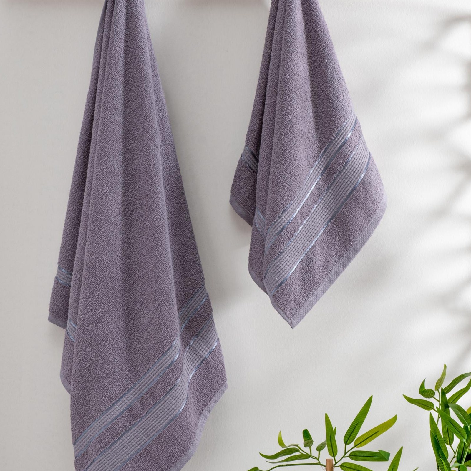 Schafer Lena 2-Piece Bath Towel Set, Dusty Rose