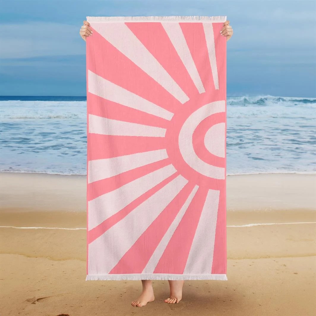 Schafer Home Sun Beach Towel 75x150 cm Pink