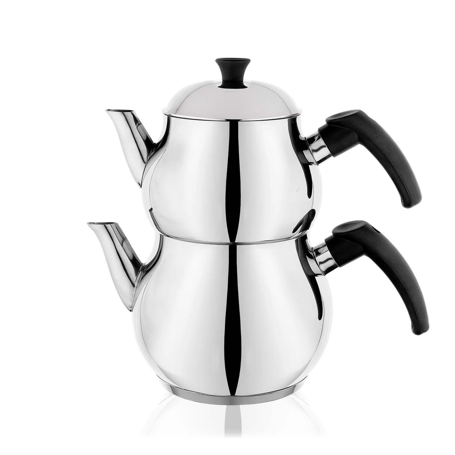 Schafer Base 4-Piece Steel Stovetop Teapot Set