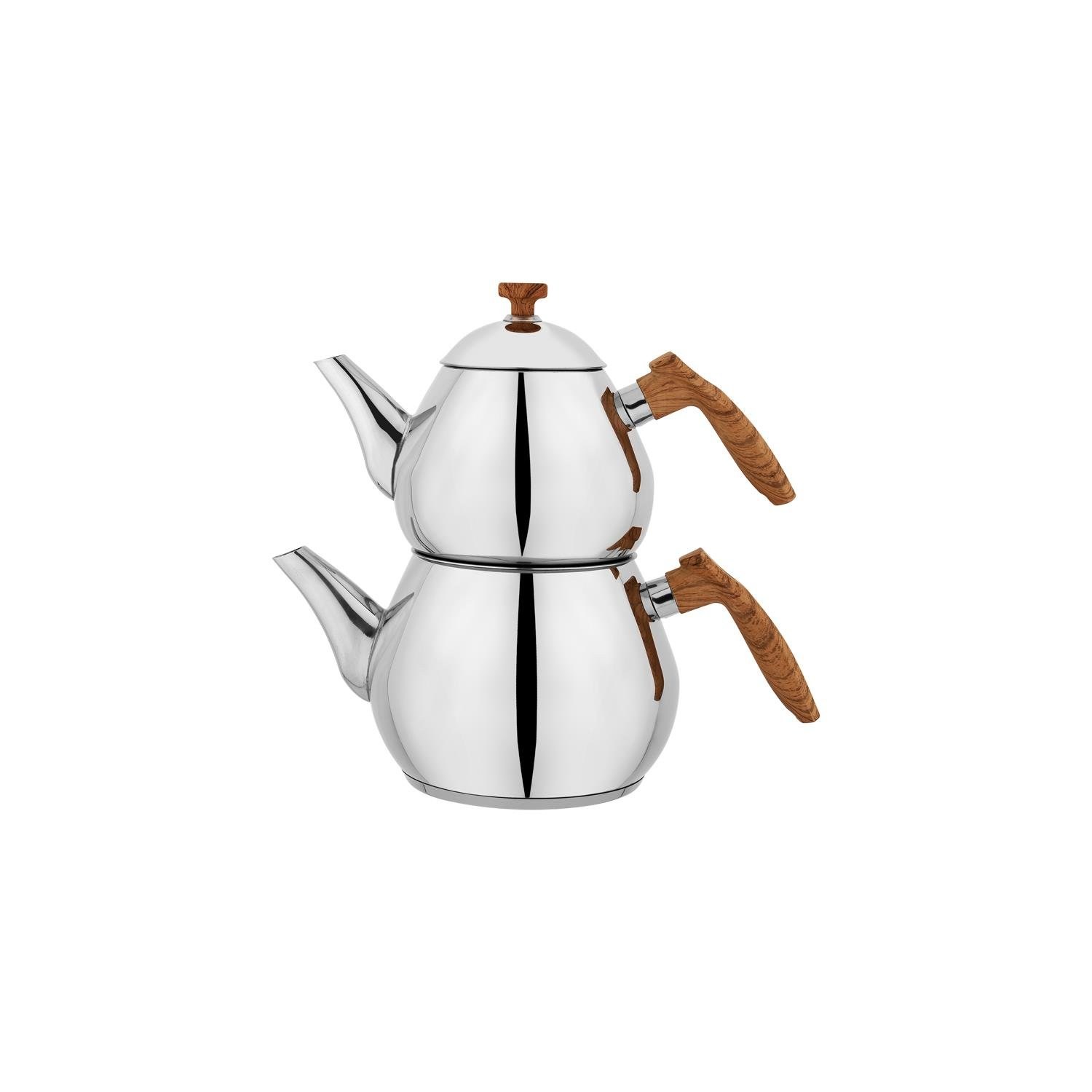 Schafer Tea Chef 1S7002-15001-KAH01 Small 4-Piece Steel Teapot Set