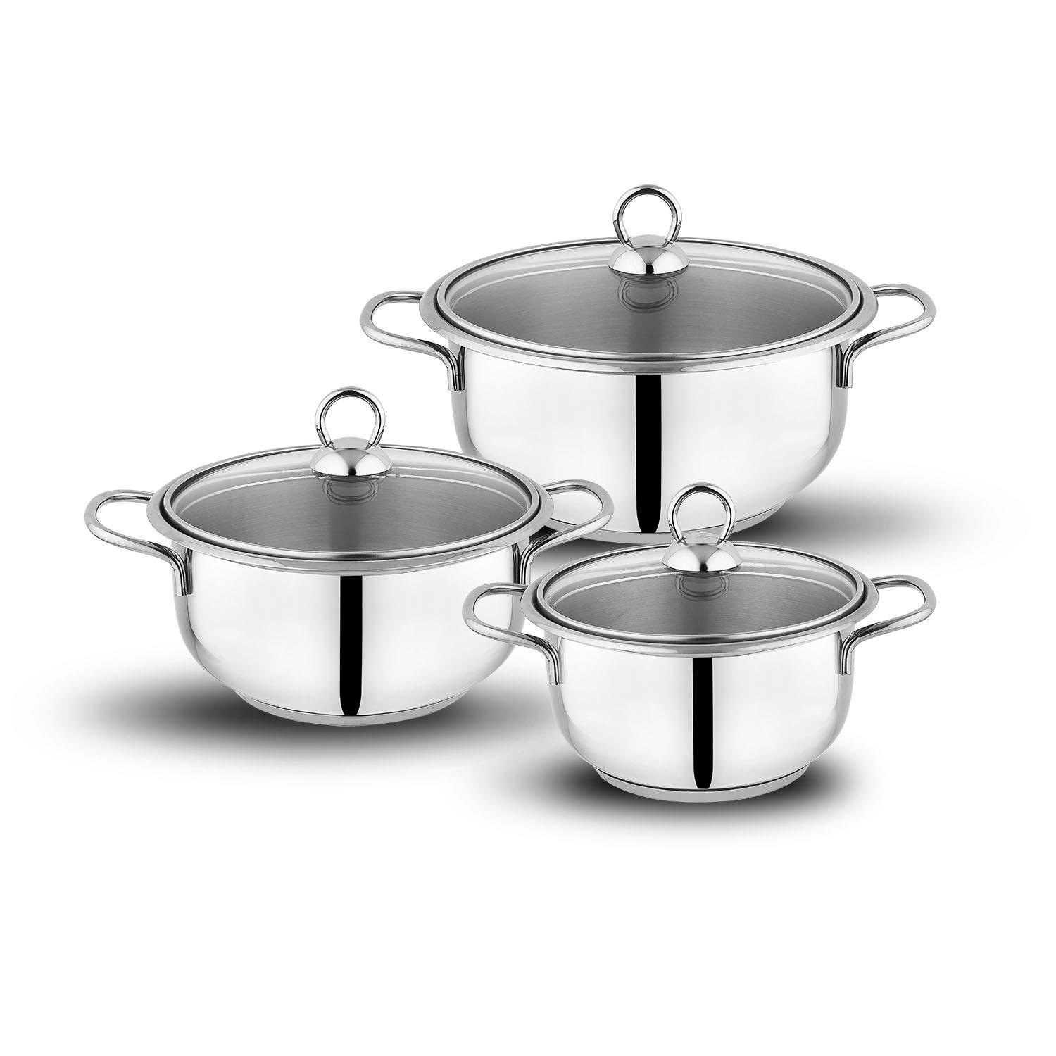Schafer Gustava Lidded Casserole Set, 6 Pieces