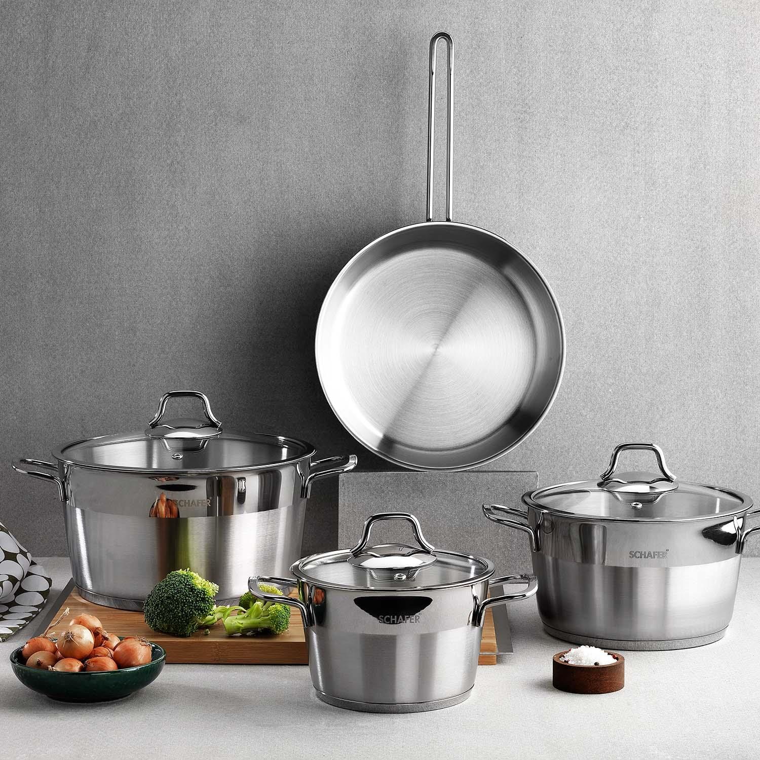 Schafer Vals Steel Cookware Set, 7 Pieces