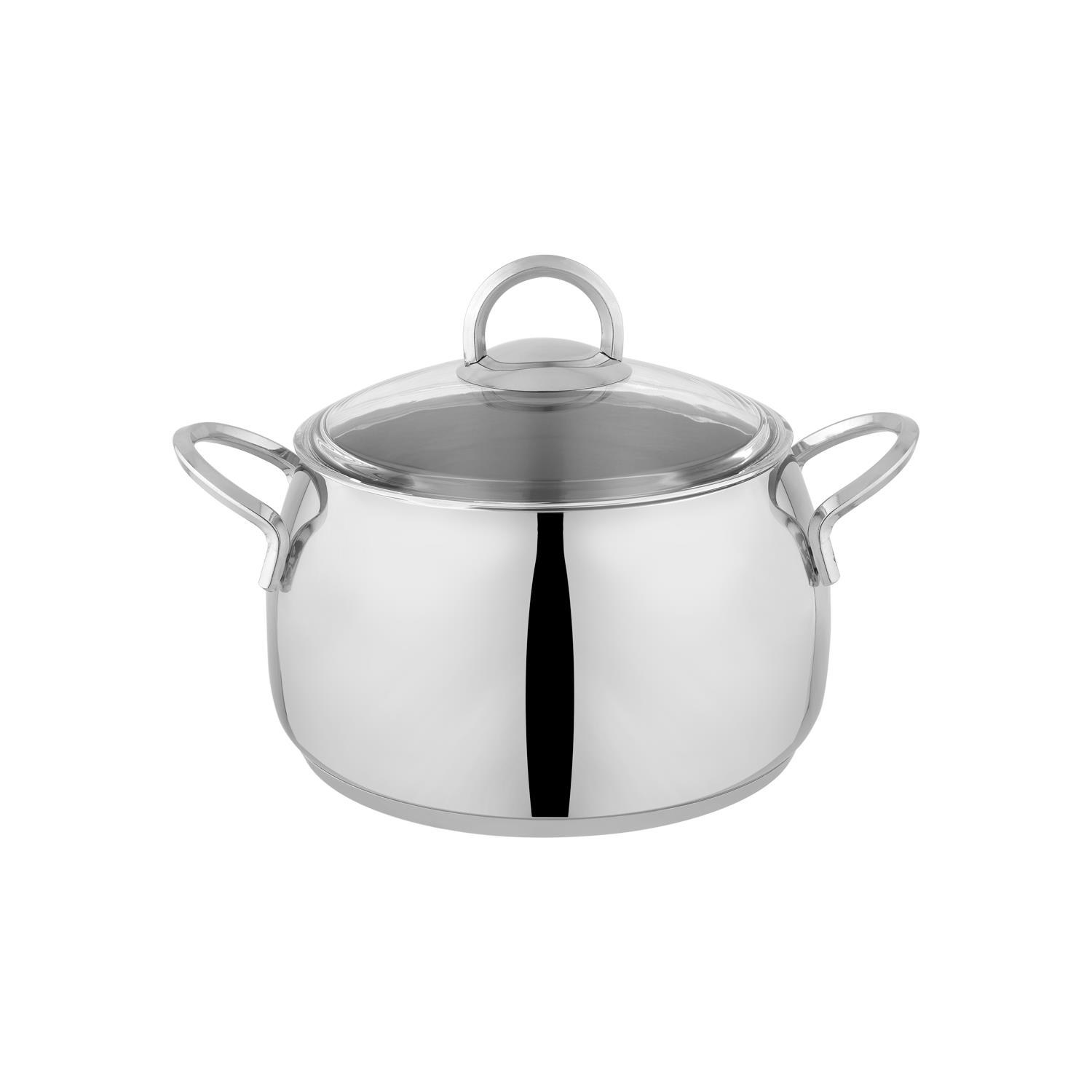 Schafer New Trendy 8-Piece Stainless Steel Cookware Set
