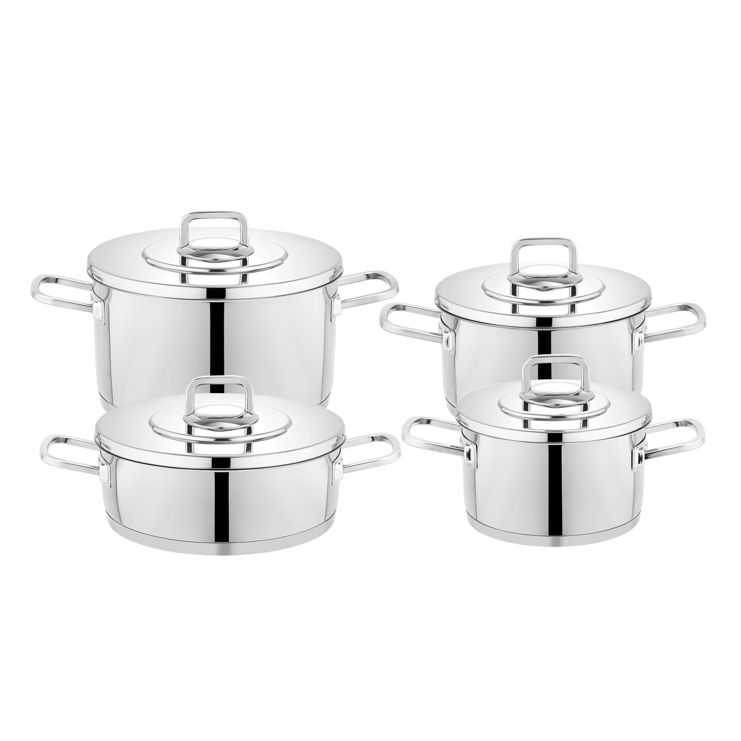 Schafer New Prime 8-Piece Steel Cookware Set