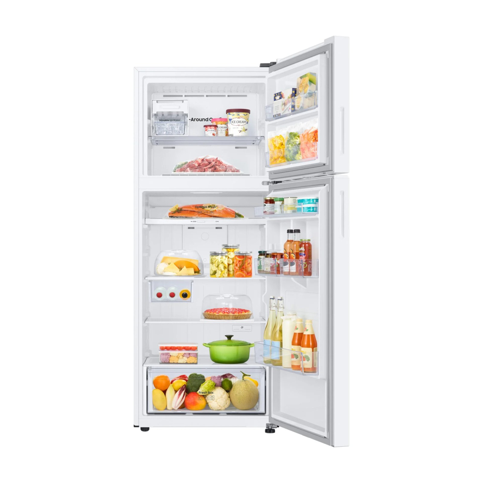 Samsung RT47CG6636WW/TR — белый холодильник No-Frost, 465 л