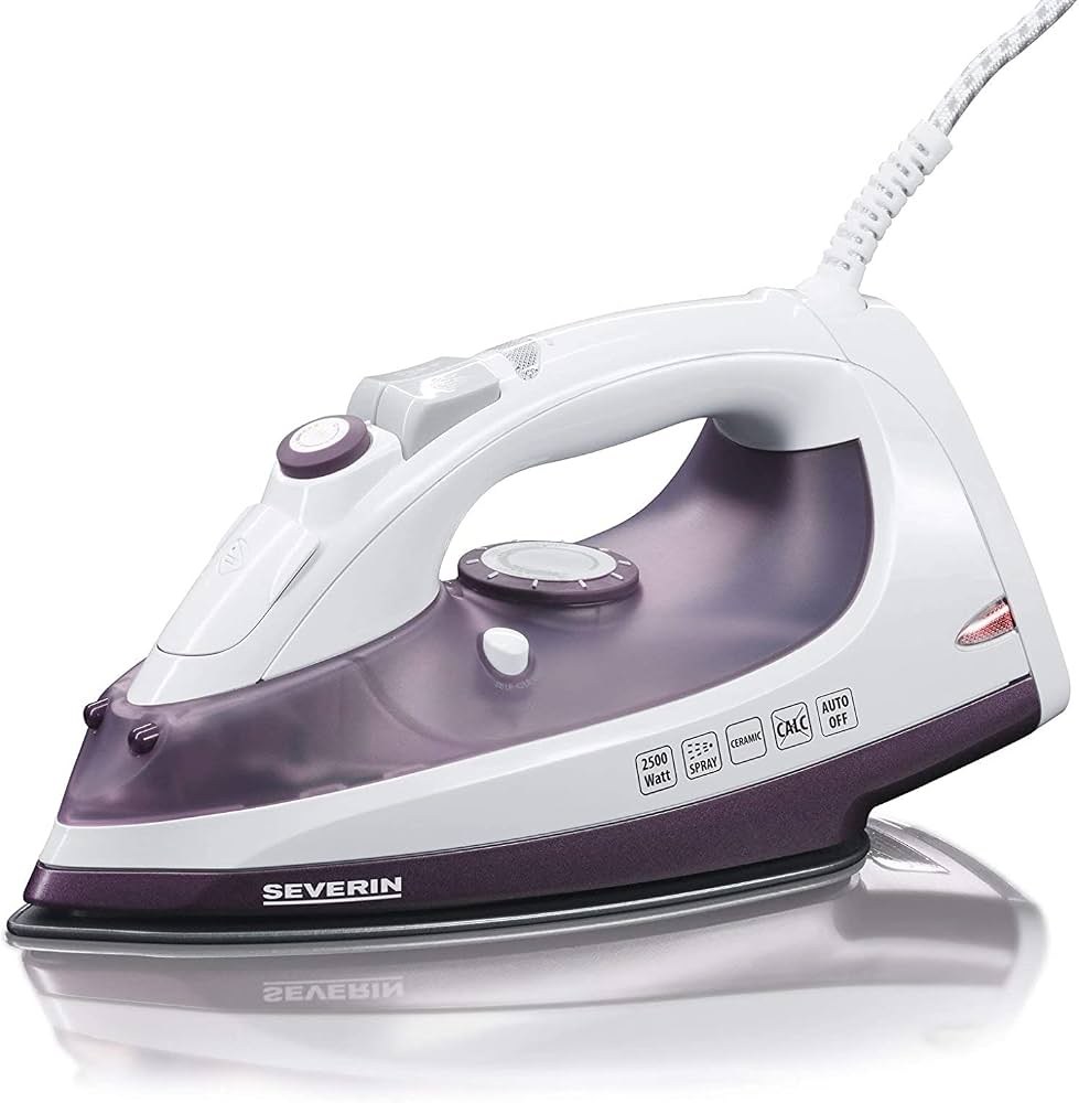 Severin BA3210 Паровой утюг 2500 Вт, фиолетово-белый