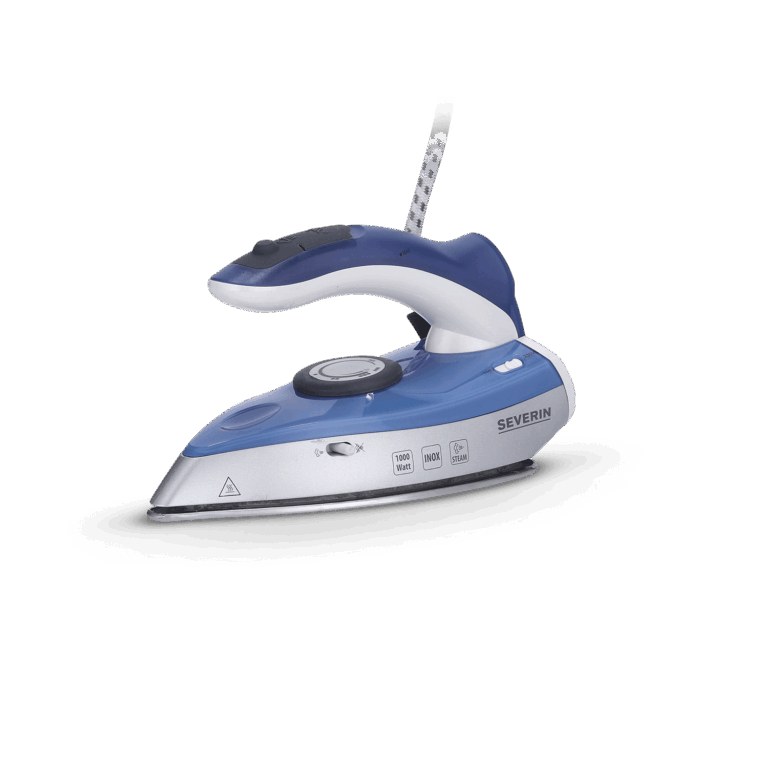 Severin BA 3234 Buharlı Seyahat Ütüsü 1000 W Mavi-Silver