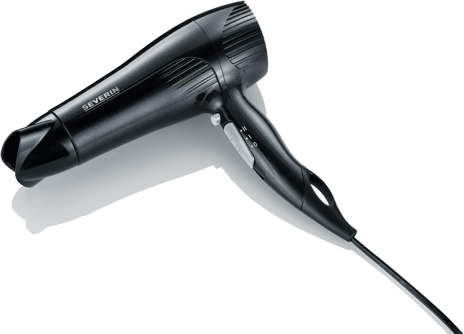 Severin HT0140, фен 1900 Вт, металлик чёрный