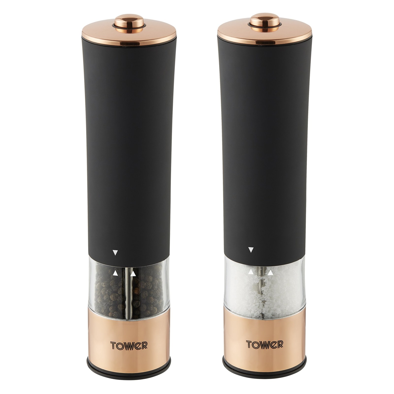 Tower Rose Gold Electric Salt & Pepper Mill T847003RB