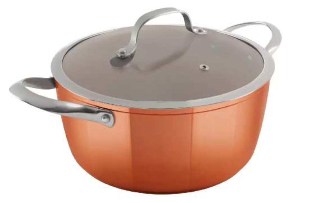 Tower Copper Forged 24 cm Kapaklı Tencere 4,5 L