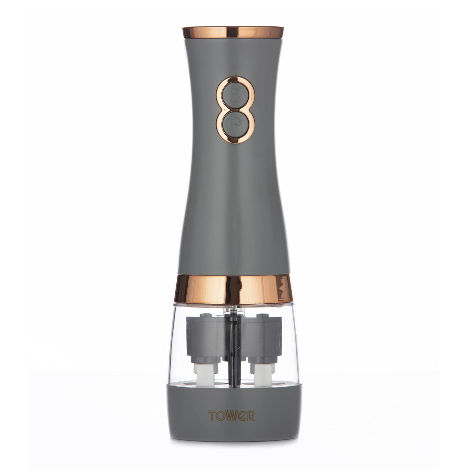 Tower Cavaletto T847004GRY Elektrikli Tuz ve Biber Değirmeni