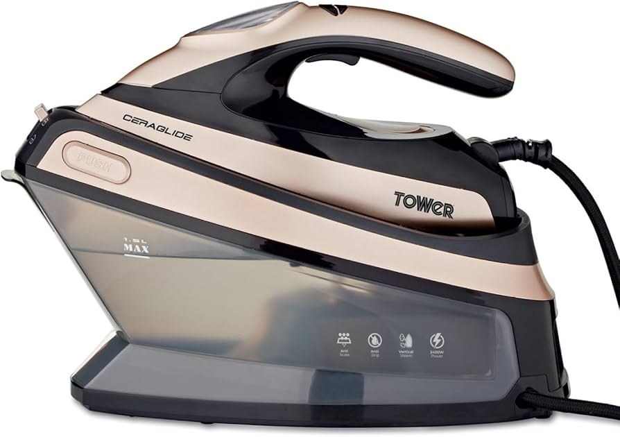 Tower T22024GLD Buhar Kazanlı Ütü 2400 W 1,5 L