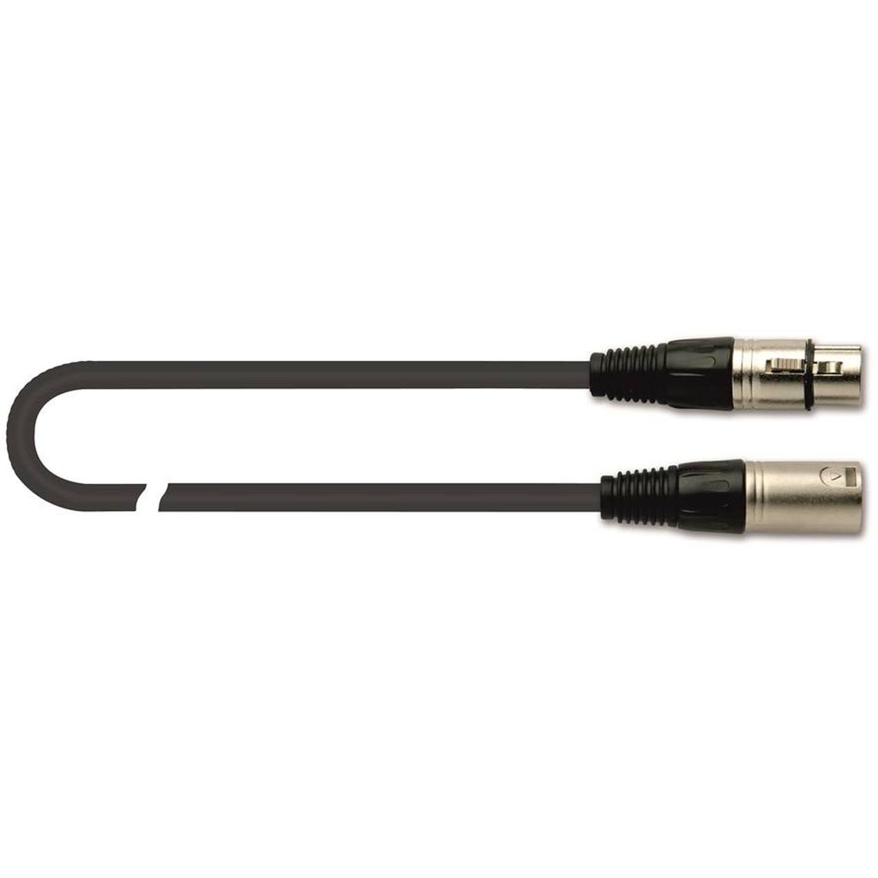 Quik Lok MX/775-5 5 m Black Microphone Cable