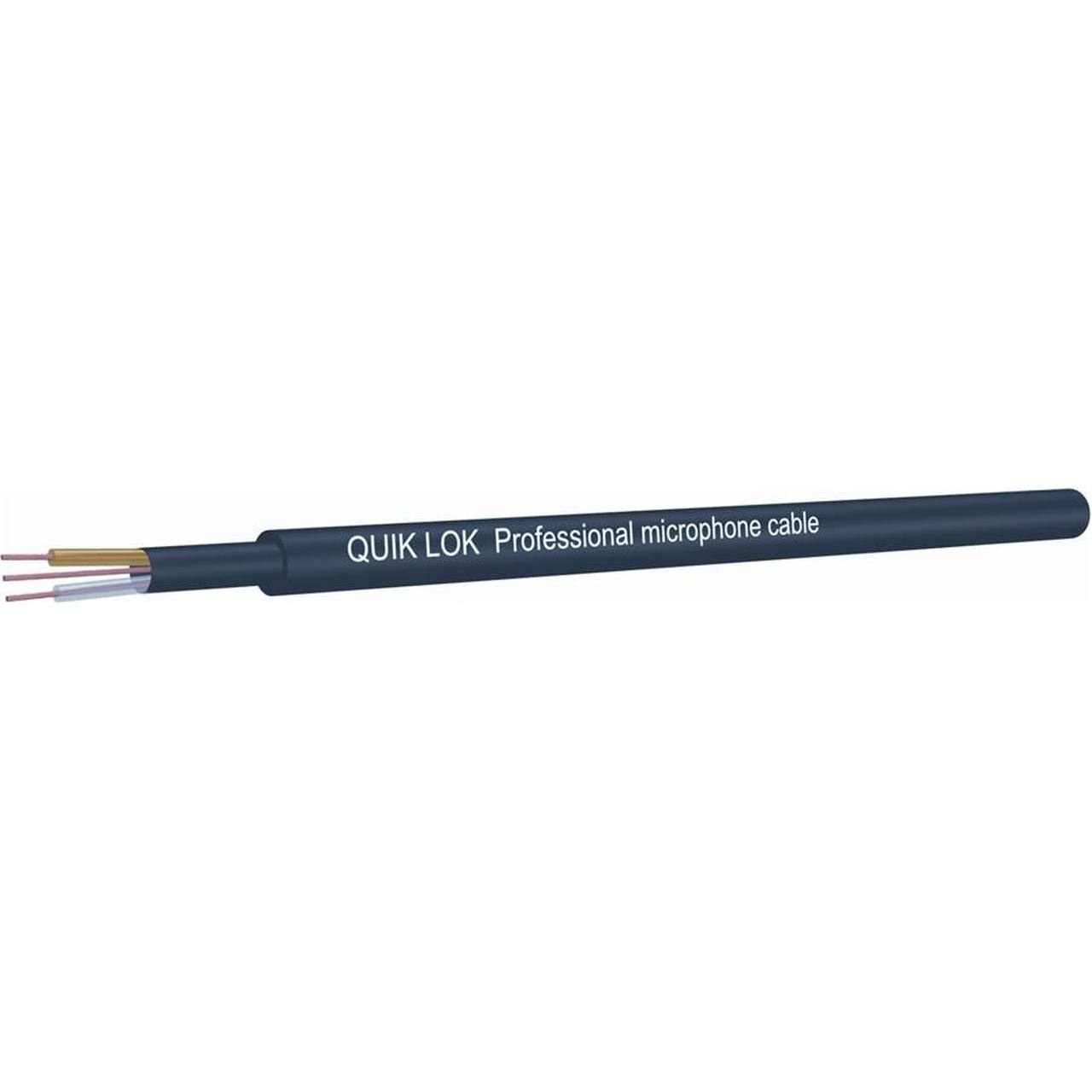 Quik Lok CM/675BK Profesyonel Mikrofon Kablosu Siyah