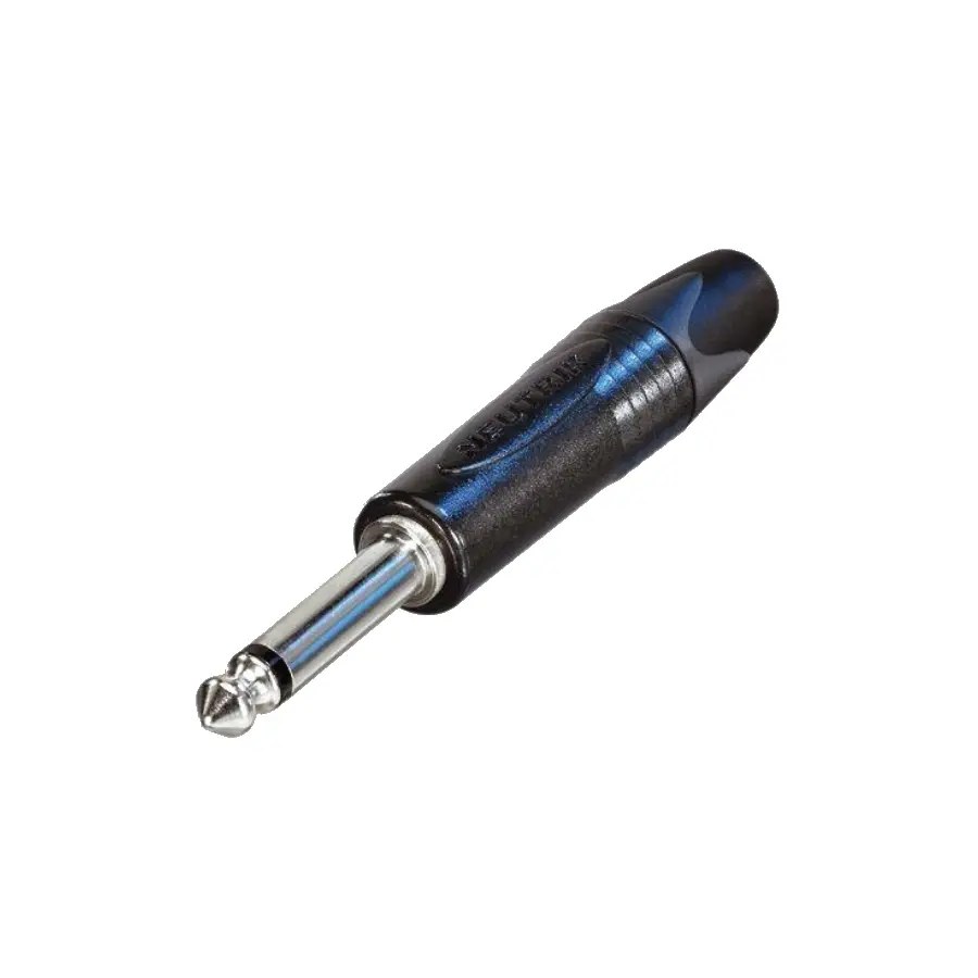 Quik Lok J/JM-M-B JUST Siyah Mono 6,3 mm Metal Jak Fişi