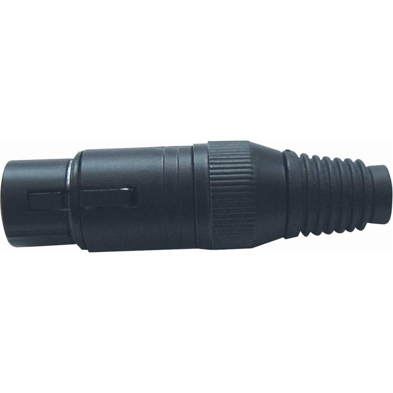 Quik Lok NC 364 K Siyah 3-Pin XLR Dişi Metal Konnektör