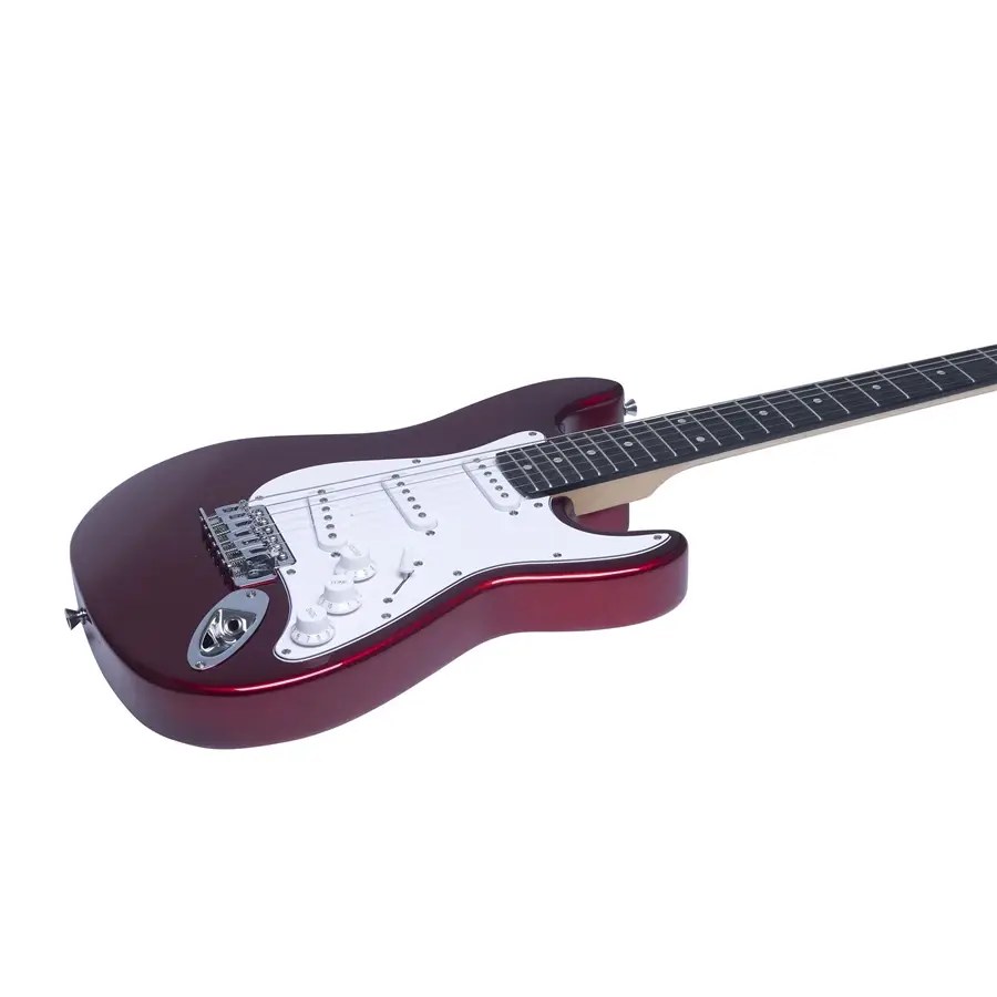 Eko ST-100 3/4 Size Elektro Gitar Chrome Red