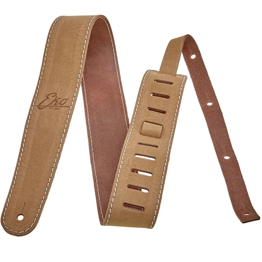 EKO Leather Strap Deri Gitar Askısı Siyah veya Kahverengi