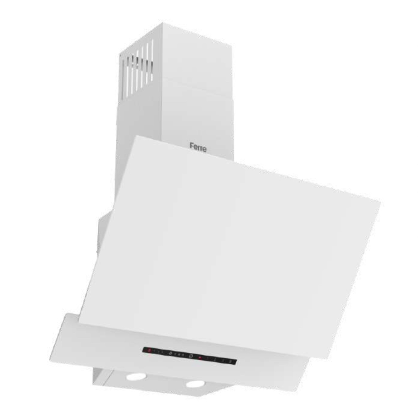 Ferre Deco Glass D002.60.297.01.Z046 60 cm White Glass Cooker Hood