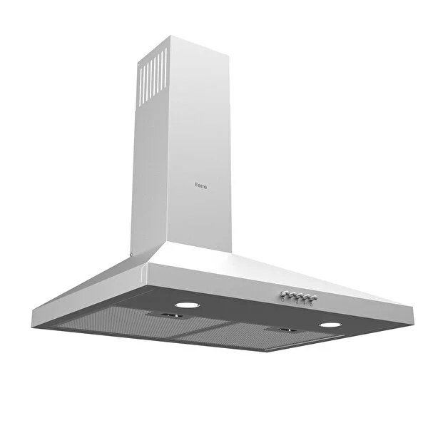 Ferre Pyramid 60-P-WH-PB 60 cm Beyaz Piramit Davlumbaz