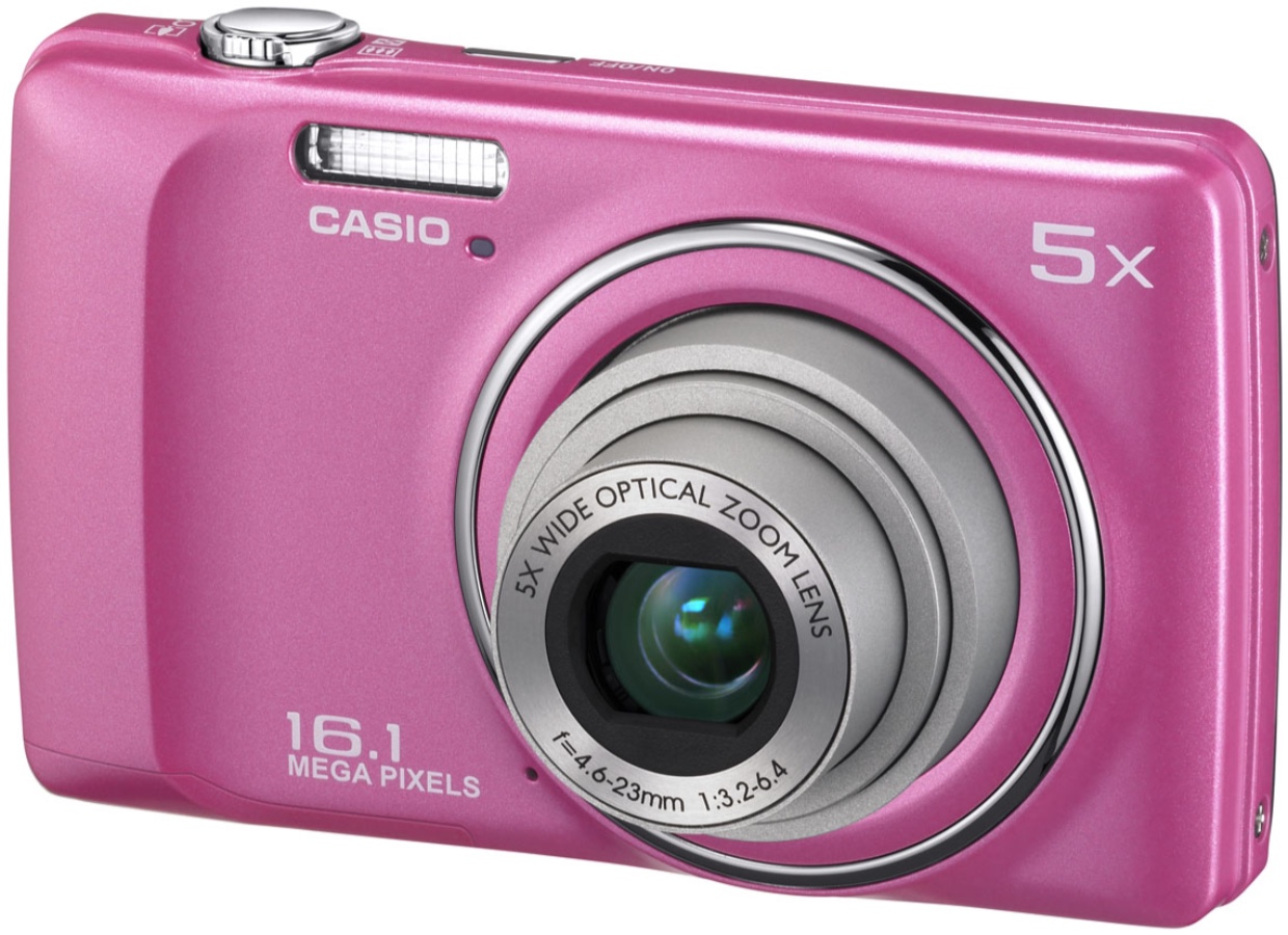 Casio EXILIM EX QV-R300, розовый цифровой фотоаппарат 16,1 Мп