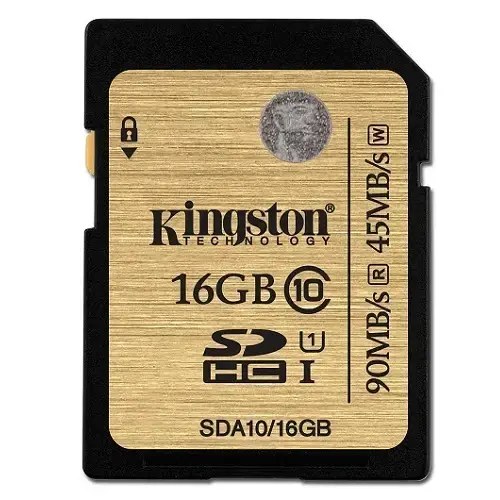 Kingston 16 GB SDHC Memory Card