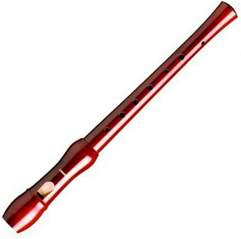Hohner Musica Line B9556 C-Soprano Pearwood Recorder, Dark Lacquer