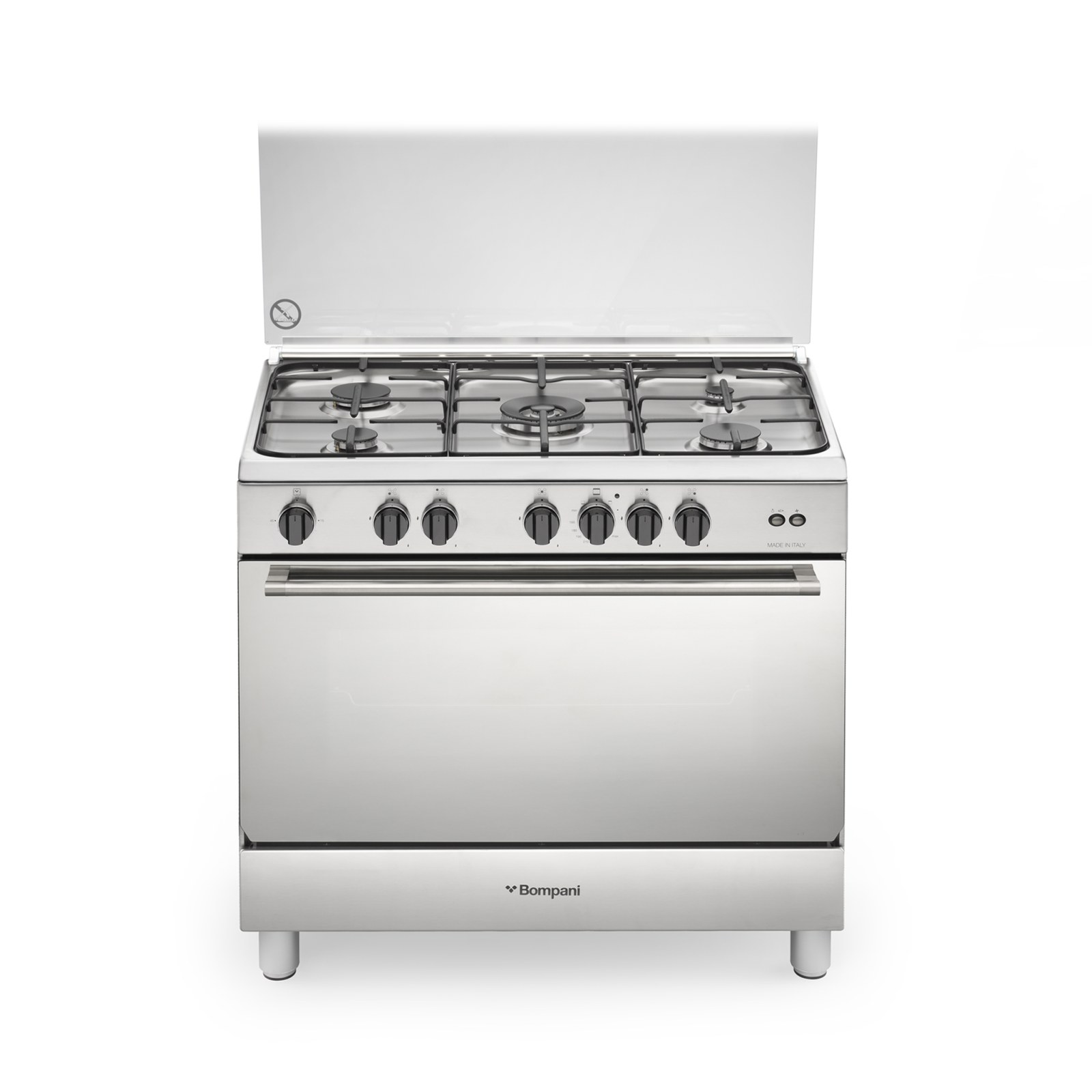 Bompani BO 693 VD Diva Series, газовая плита 90 см, нержавеющая сталь