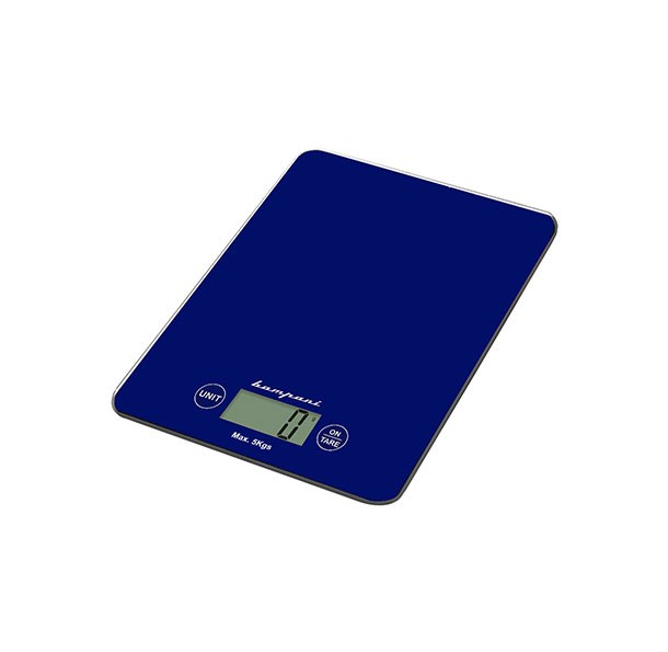 Bompani BOB05BA Digital Kitchen Scale, 5 kg, Blue