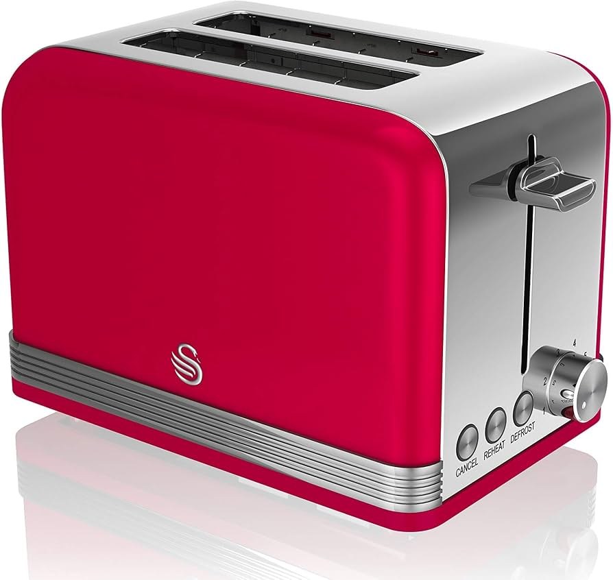 Swan Retro 2-Slice 815 W Toaster ST19010
