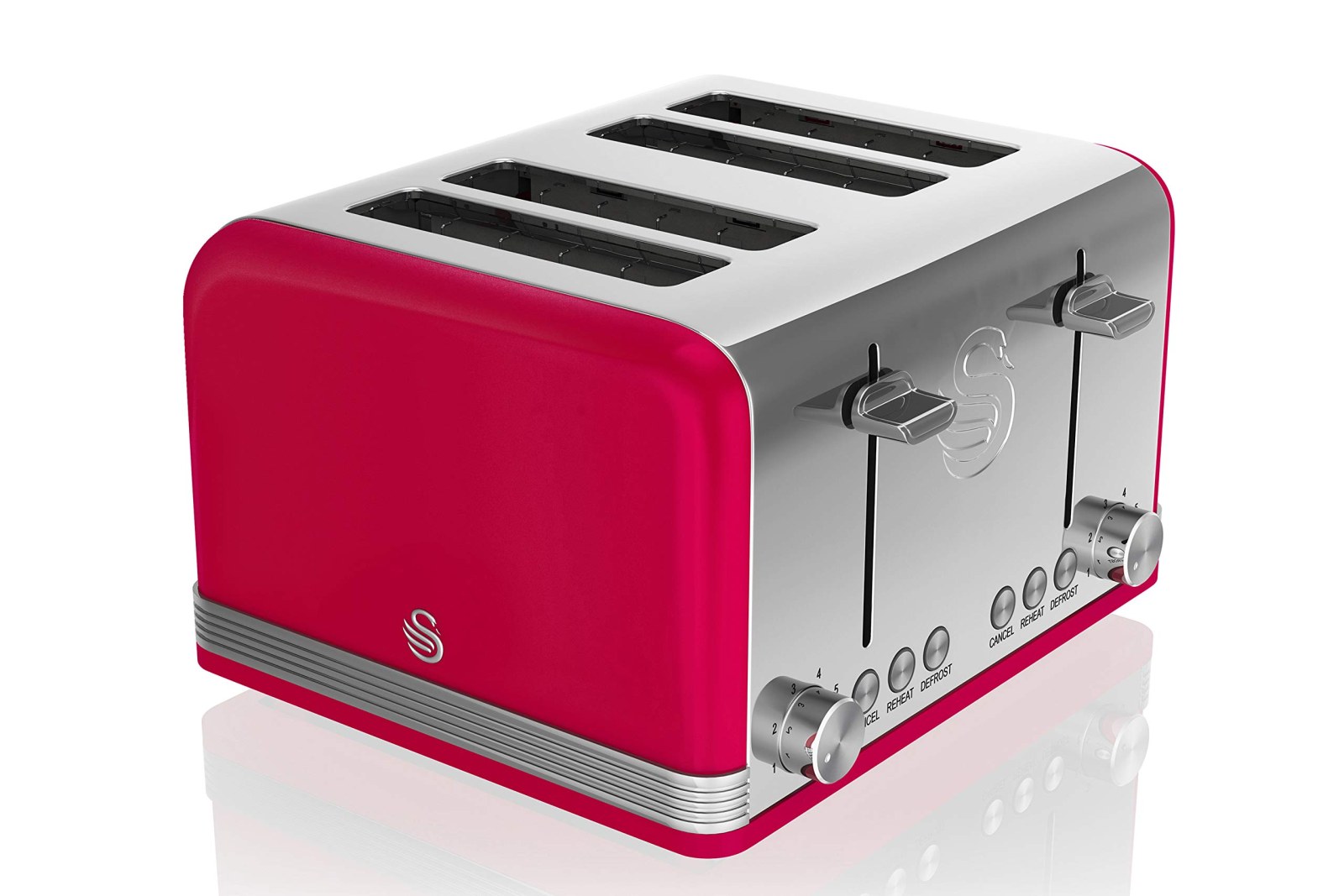 Swan ST19020 Retro 4-Slice 1600 W Toaster