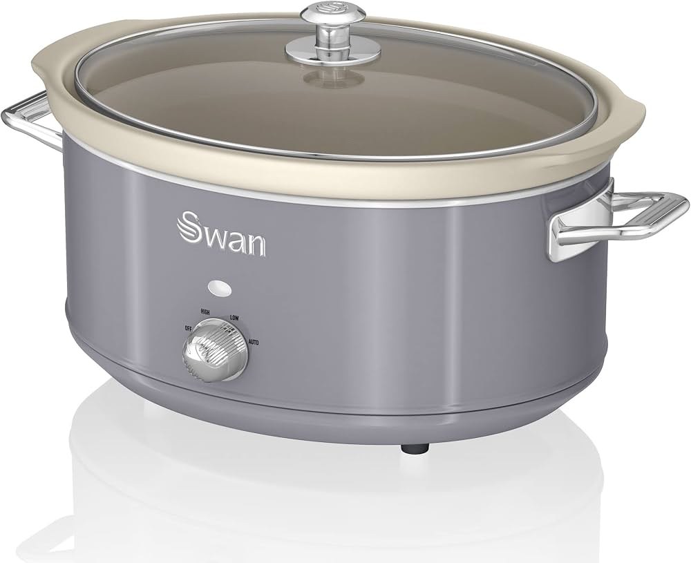 Swan Retro Slow Cooker 6,5 L 320 W Gri