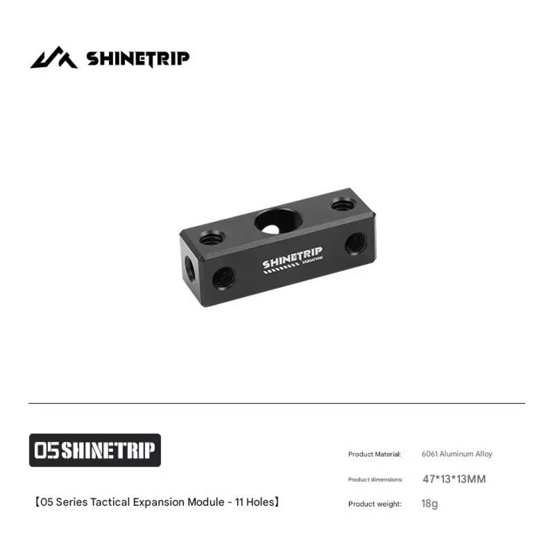 ShineTrip ST-05 Serisi Çok Amaçlı Taktik Genişleme Modülü - 11 Delikli