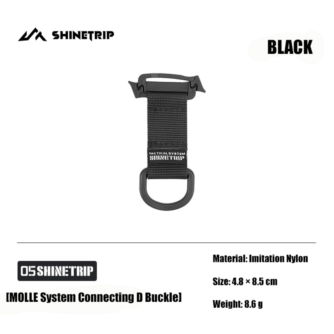 SHINETRIP ST-05 Serisi MOLLE Sistem D-Ring Bağlantı Tokası