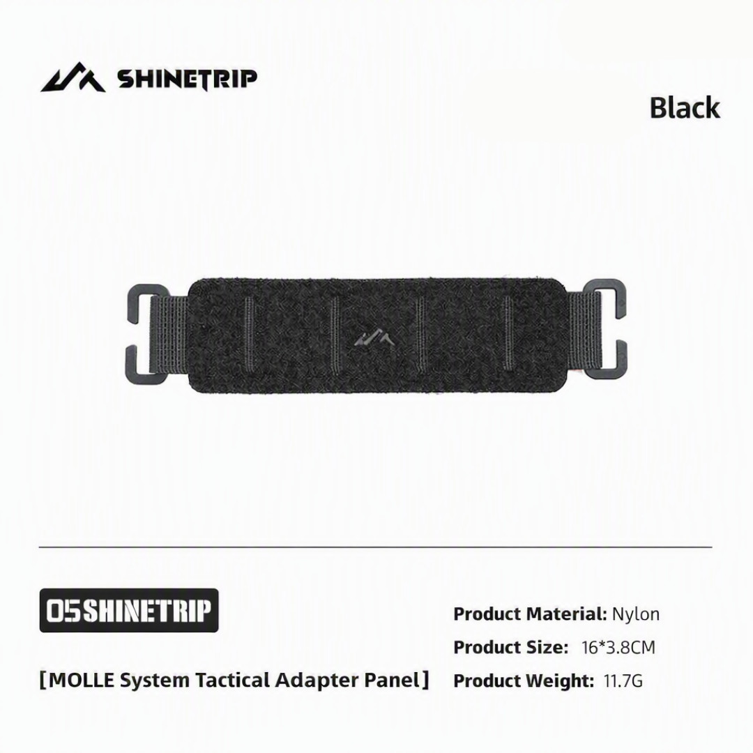 SHINETRIP ST-05 Serisi MOLLE Sistem Dönüştürücü Taktik Yama (Uzun)