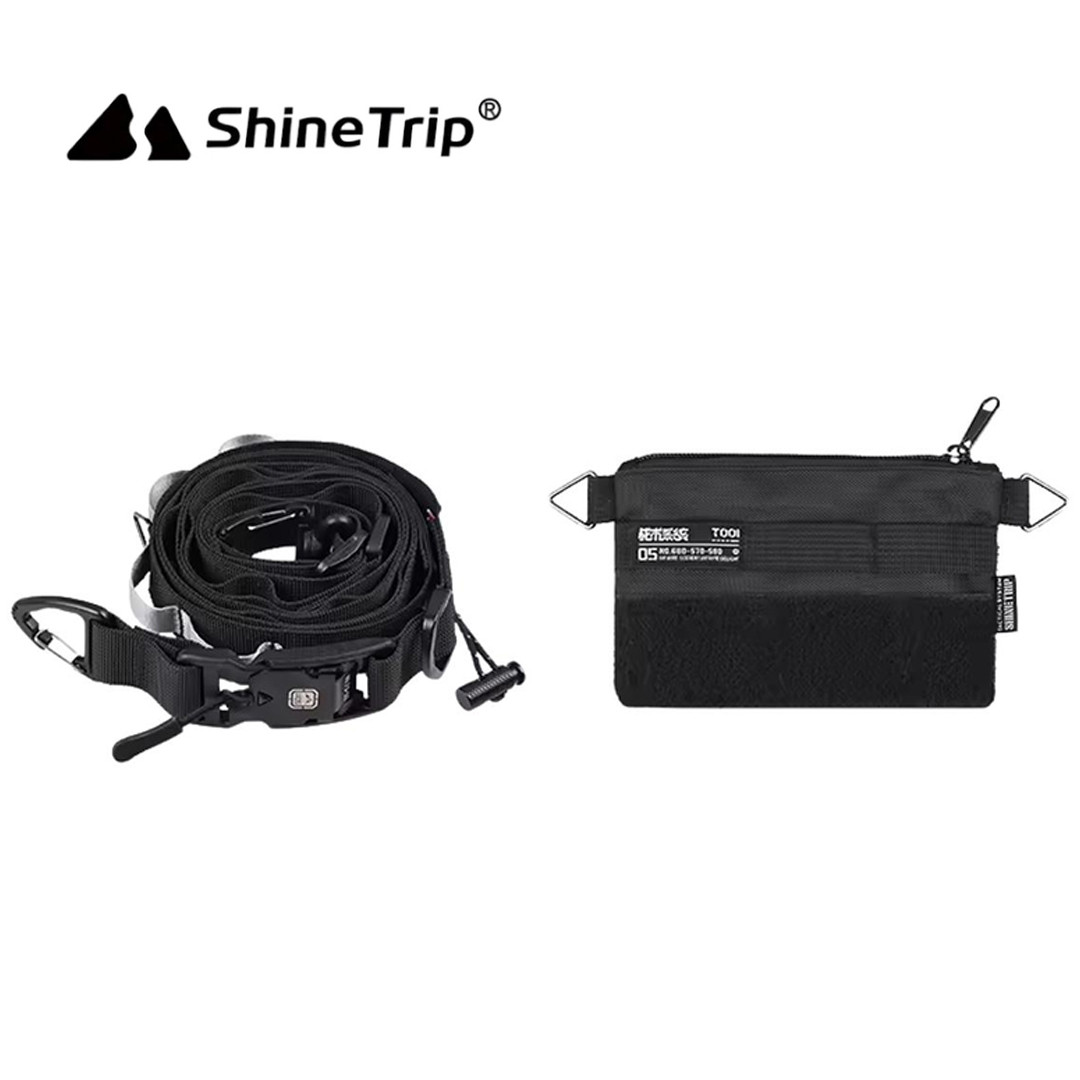 ShineTrip 05 Serisi Taktik Çok İşlevli Kemer Seti Siyah