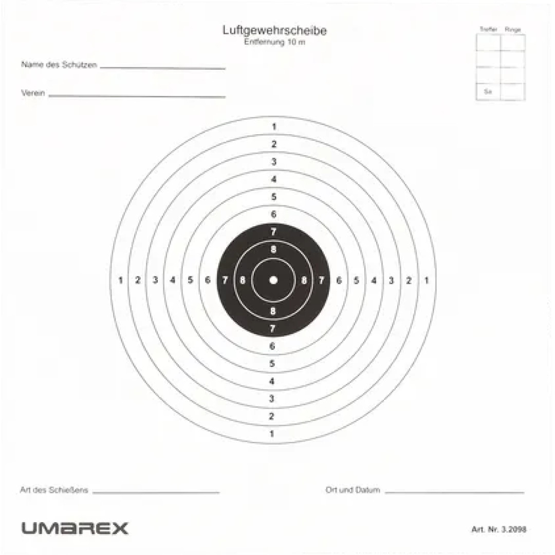 Umarex Kağıt Hedefler (14 × 14 cm, 1000’li Paket)