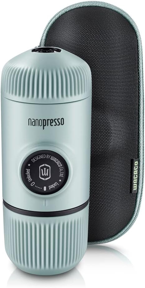Wacaco Nanopresso Kutup Mavisi Espresso Makinesi + Sert Taşıma Çantası