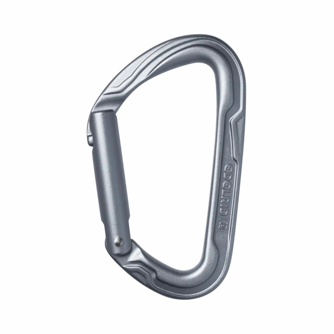 EDELRID Pure Straight Karabina Gümüş