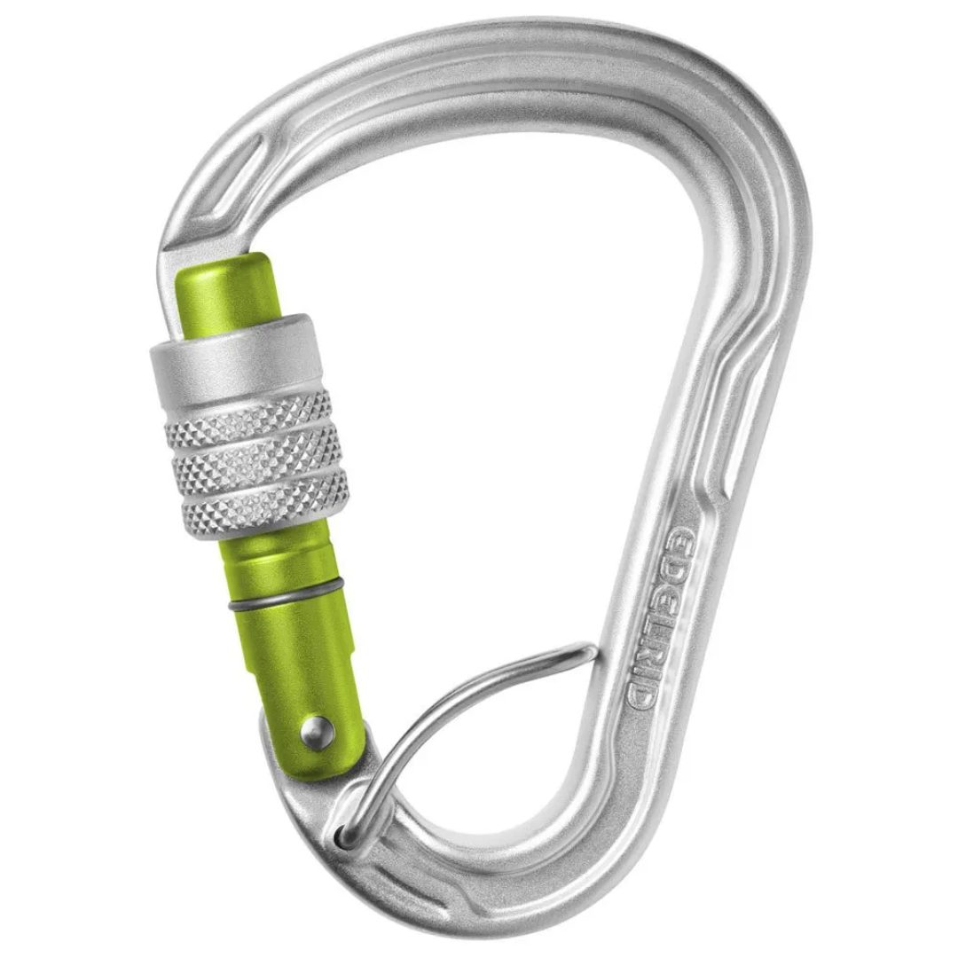 Edelrid HMS Strike Screw Kilitli HMS Karabina - Gümüş